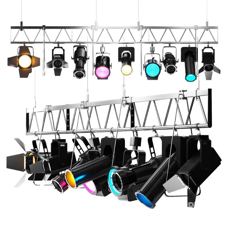 Soft theater farm with lighting equipment Image 2