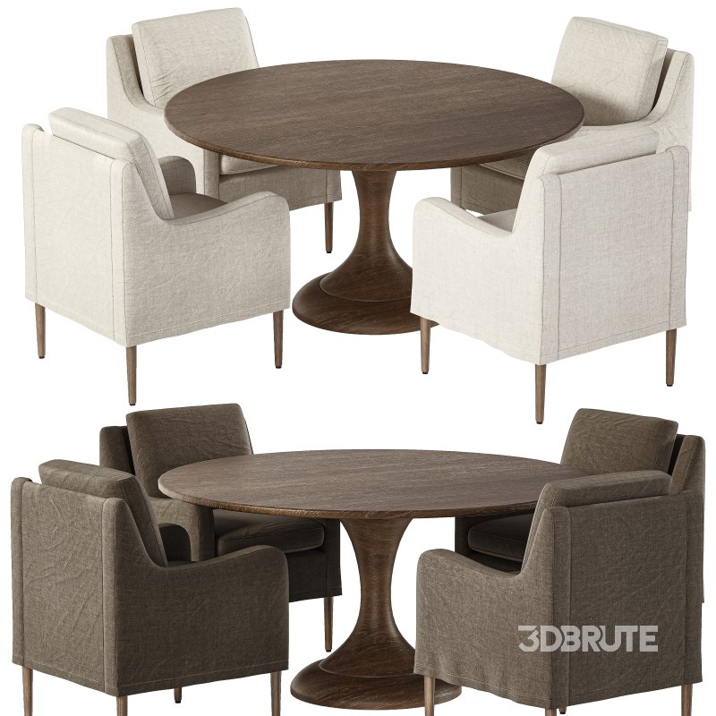 Aurelia Dining Chair and Eastman Dining Table-Fourhands Image 4