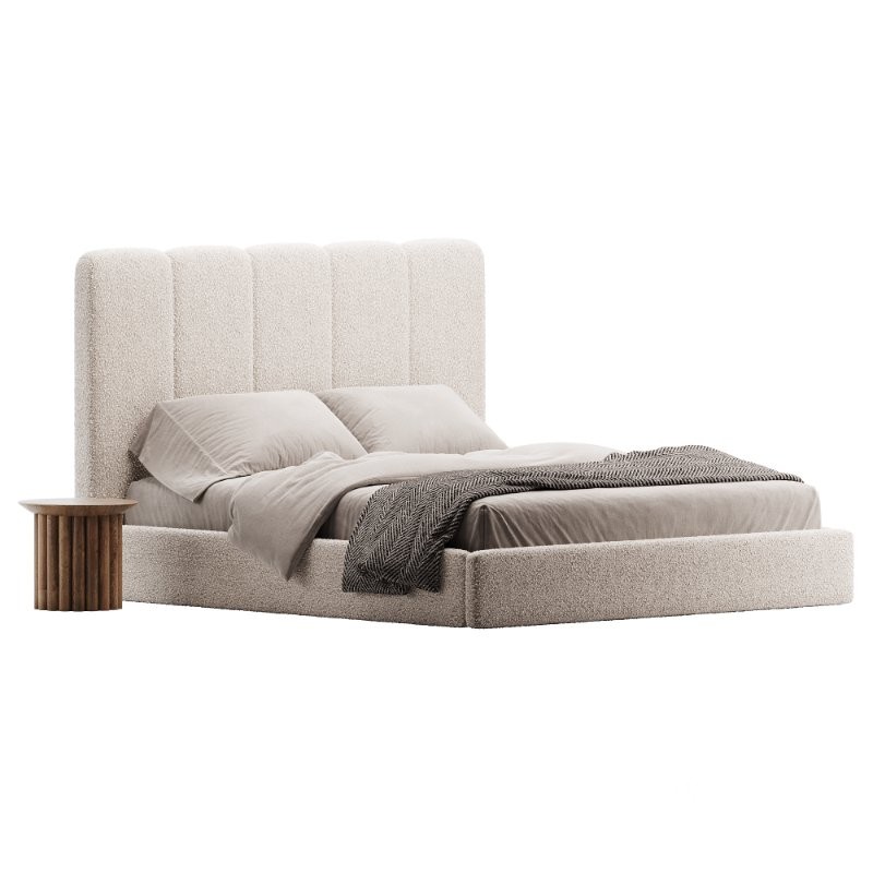 Palani Boucle Bed Cream Image 5