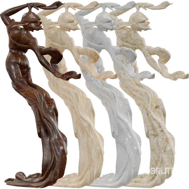 Floating Female Figure Sculpture Image 1