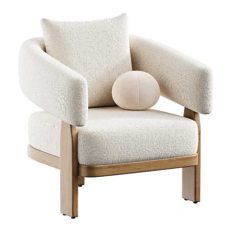 kavala teak lounge chair Image 7