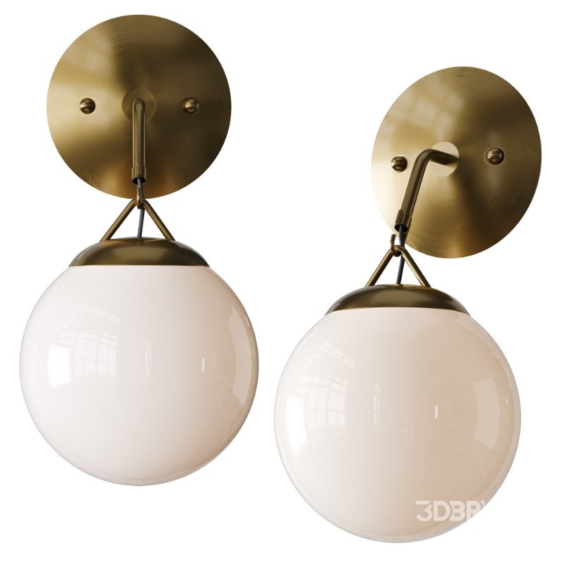 Hooked Globe Sconce Image 3