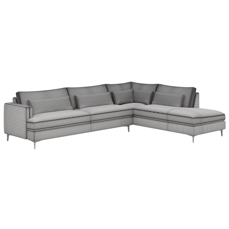 Sumner Two-Piece Bumper Sectional By Arhaus Image 2