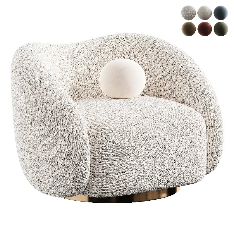 swivel armchair diego Image 4