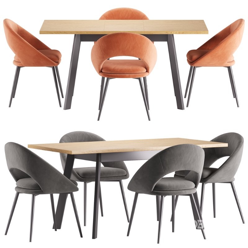 Avery Chair and Avalon Table Image 6