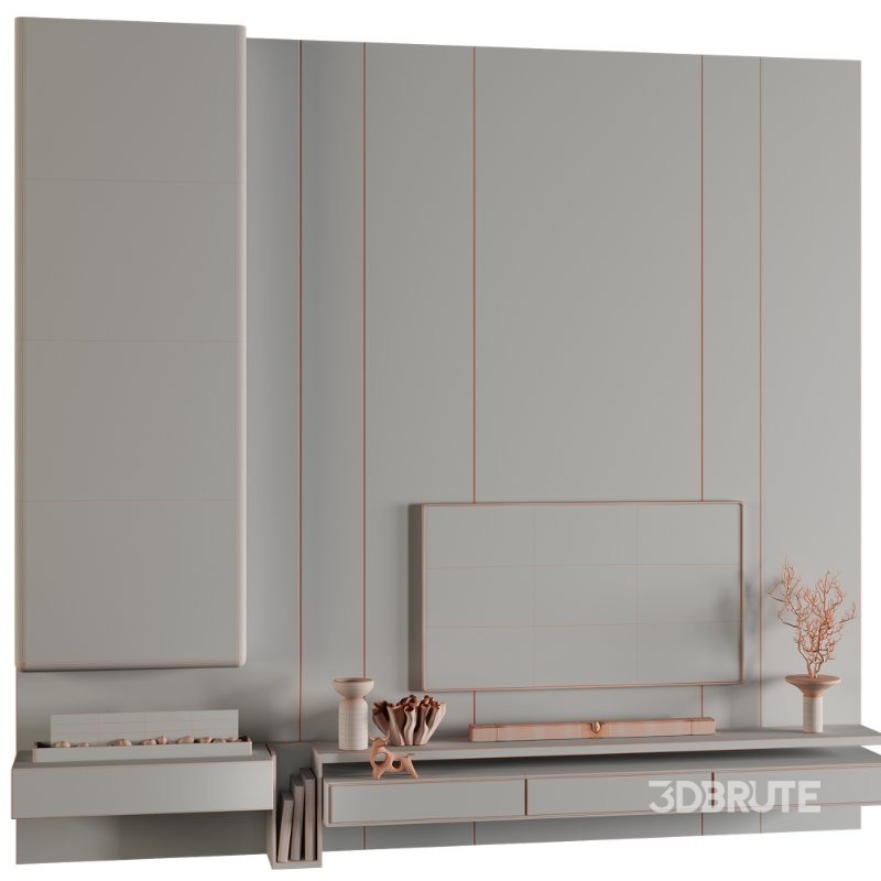 Tv wall set-24 Image 3