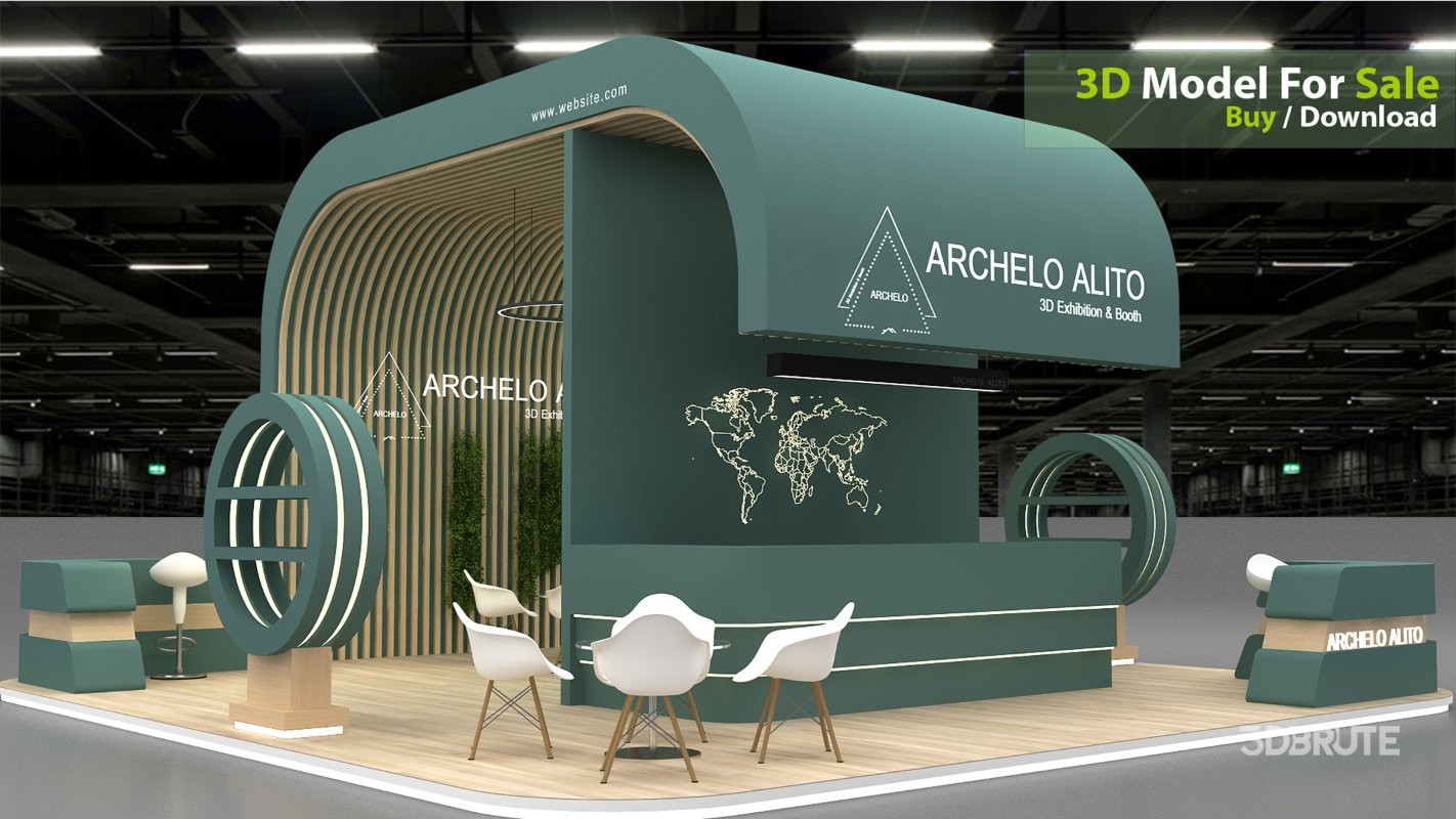 minimal booth exhibition Image 4