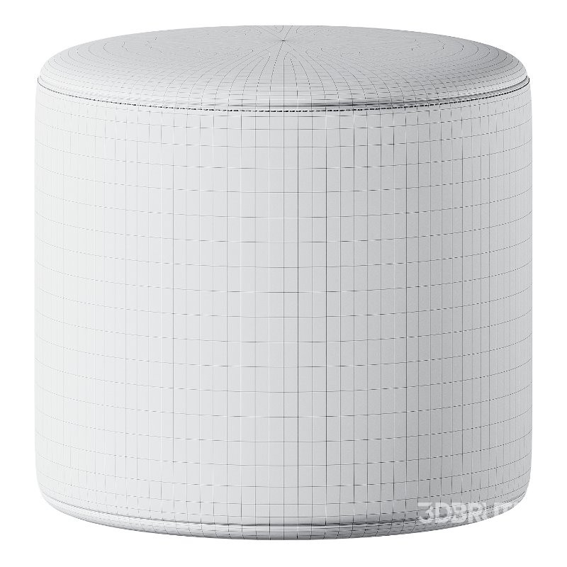 Round Volcanic Pouf Image 2