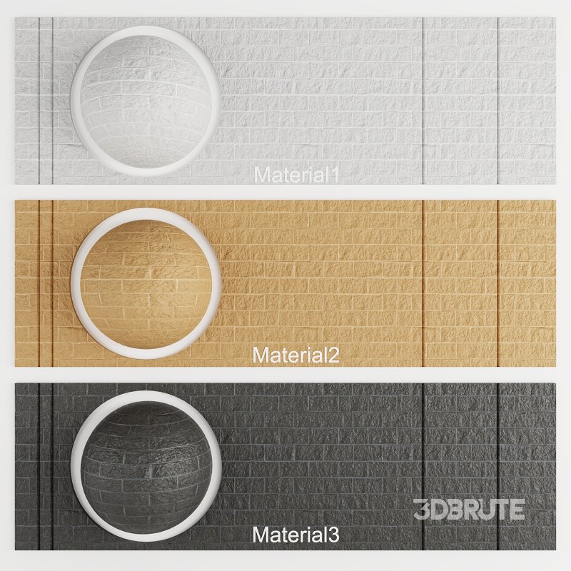 Brick Stone Wall Block Image 1