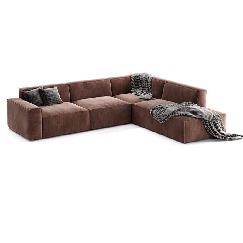Jonathan Extended Side Chaise Corner Sofa Image 1