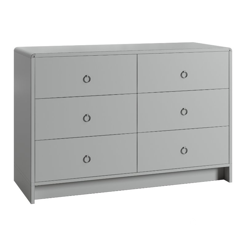 Villa and House Bryant Linen Extra Large 6 Drawer Dresser Image 2