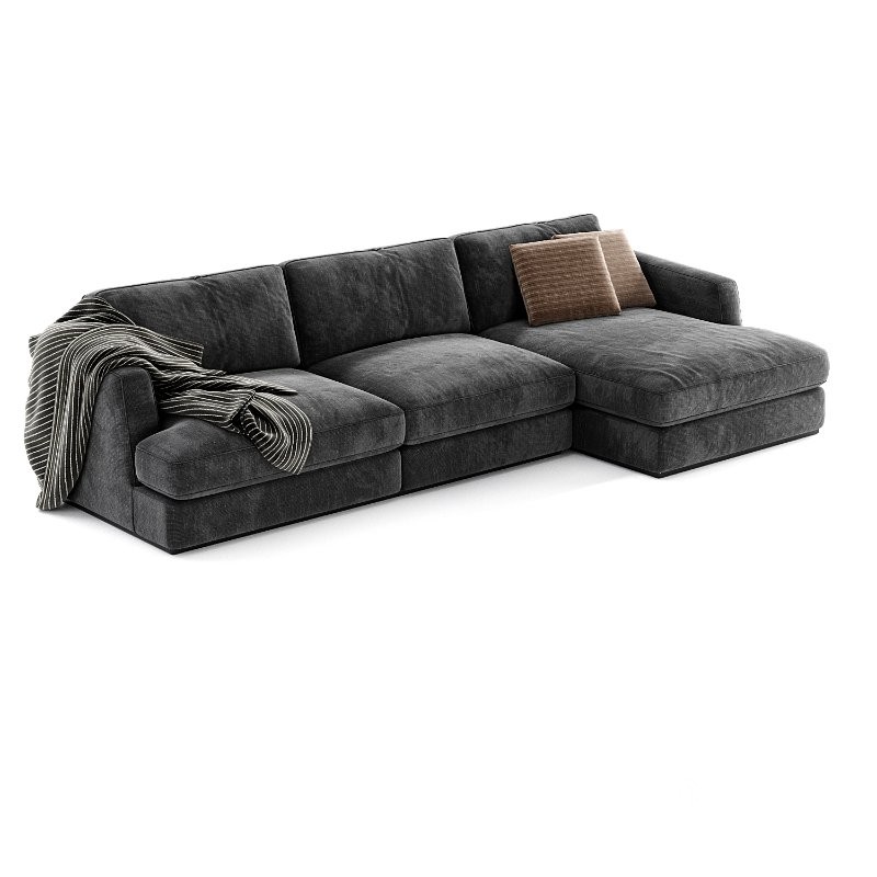 Flexform Barret Chaise Longue Sofa Image 1