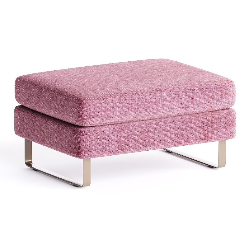 elegance fabric pouf Image 1