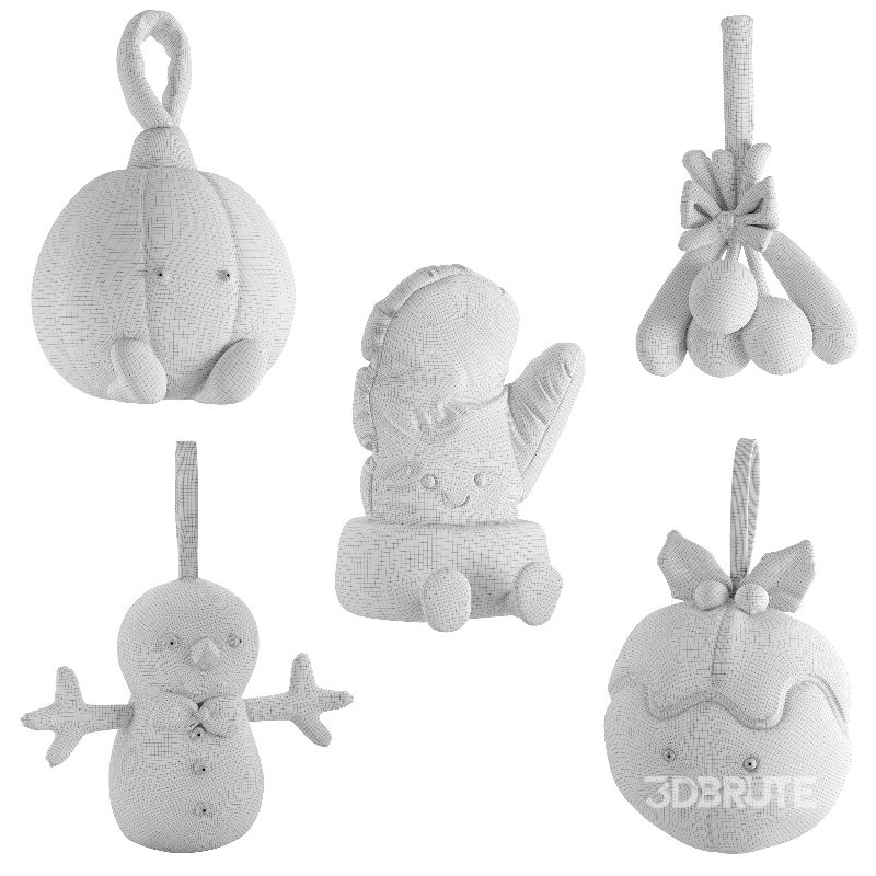Plush Toys Set 22-Christmas Image 6