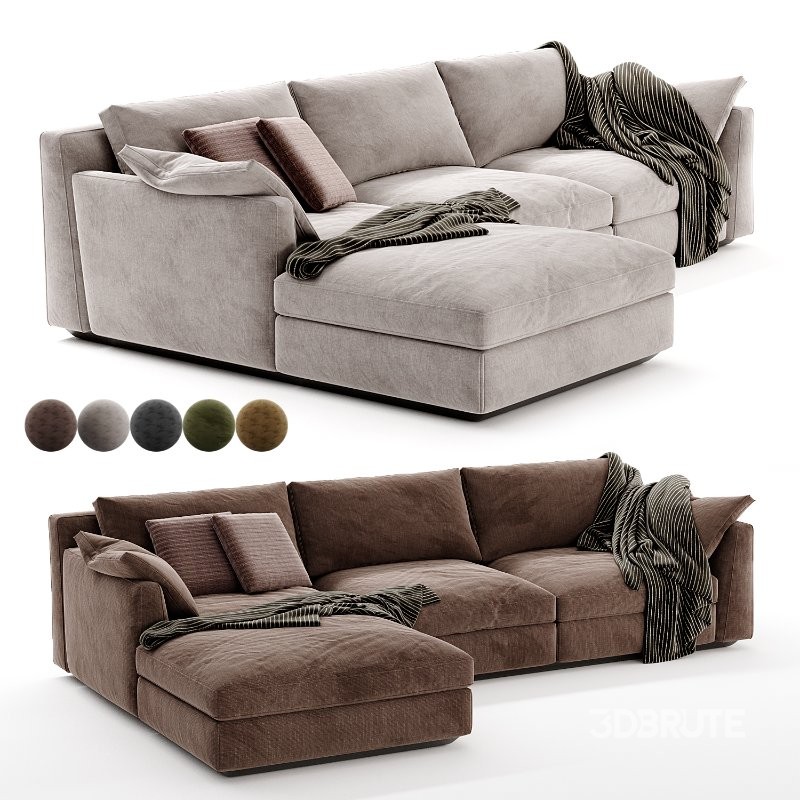 Horm Ellington Chaise Longue Sofa 2 Image 2