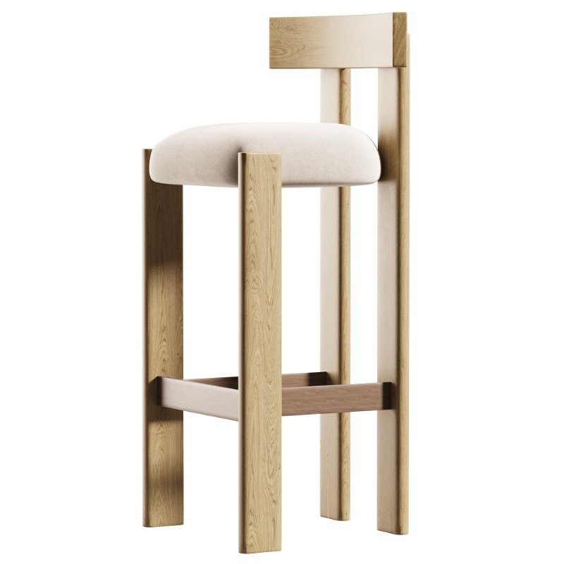 Bar stool Loc by Stahl and Band Image 3