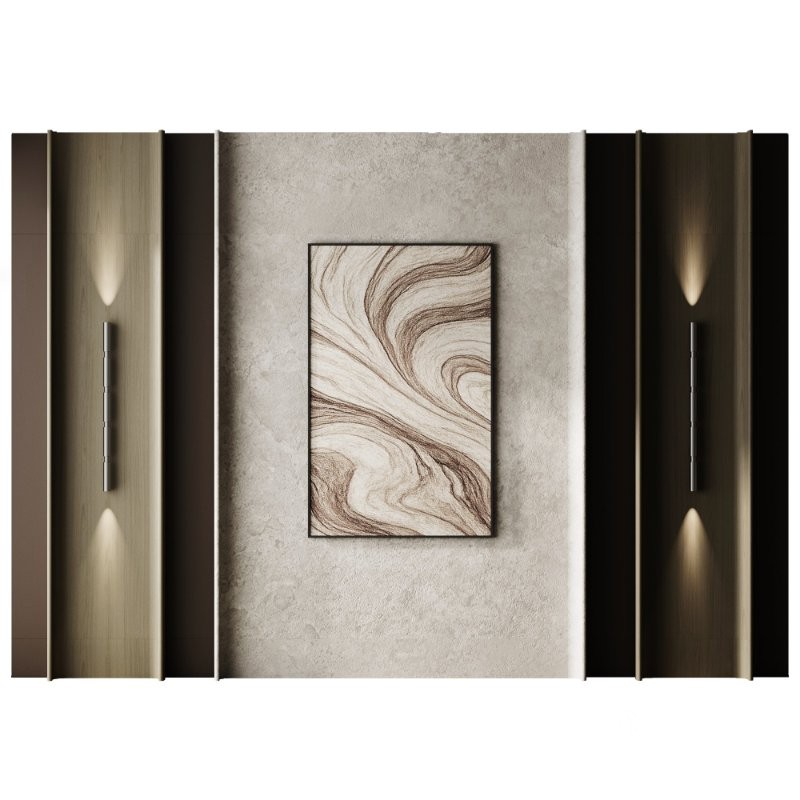 Art Wall Panel with Lighting Image 2