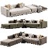 Corner sofa Minotti Horizonte Modular Sofa - Thumbnail 1