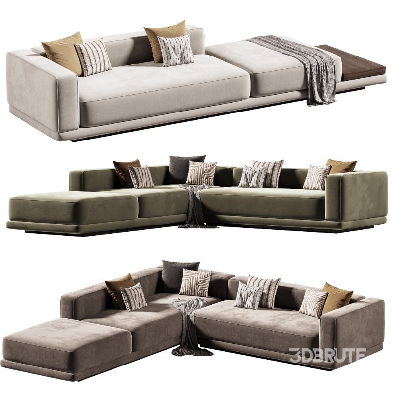 Corner sofa Minotti Horizonte Modular Sofa Image 1