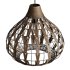 Retro Coffee Bamboo Rattan Pendant Light - Thumbnail 5
