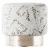 Arteriors Home Avalon Ottoman Swiss Coffee Champagne Swivel - Thumbnail 1