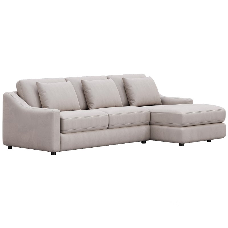 Ashby Sofa Two-Piece Chaise Sectional By Arhaus Image 4