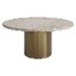 Wayne round marble coffee table - Thumbnail 1