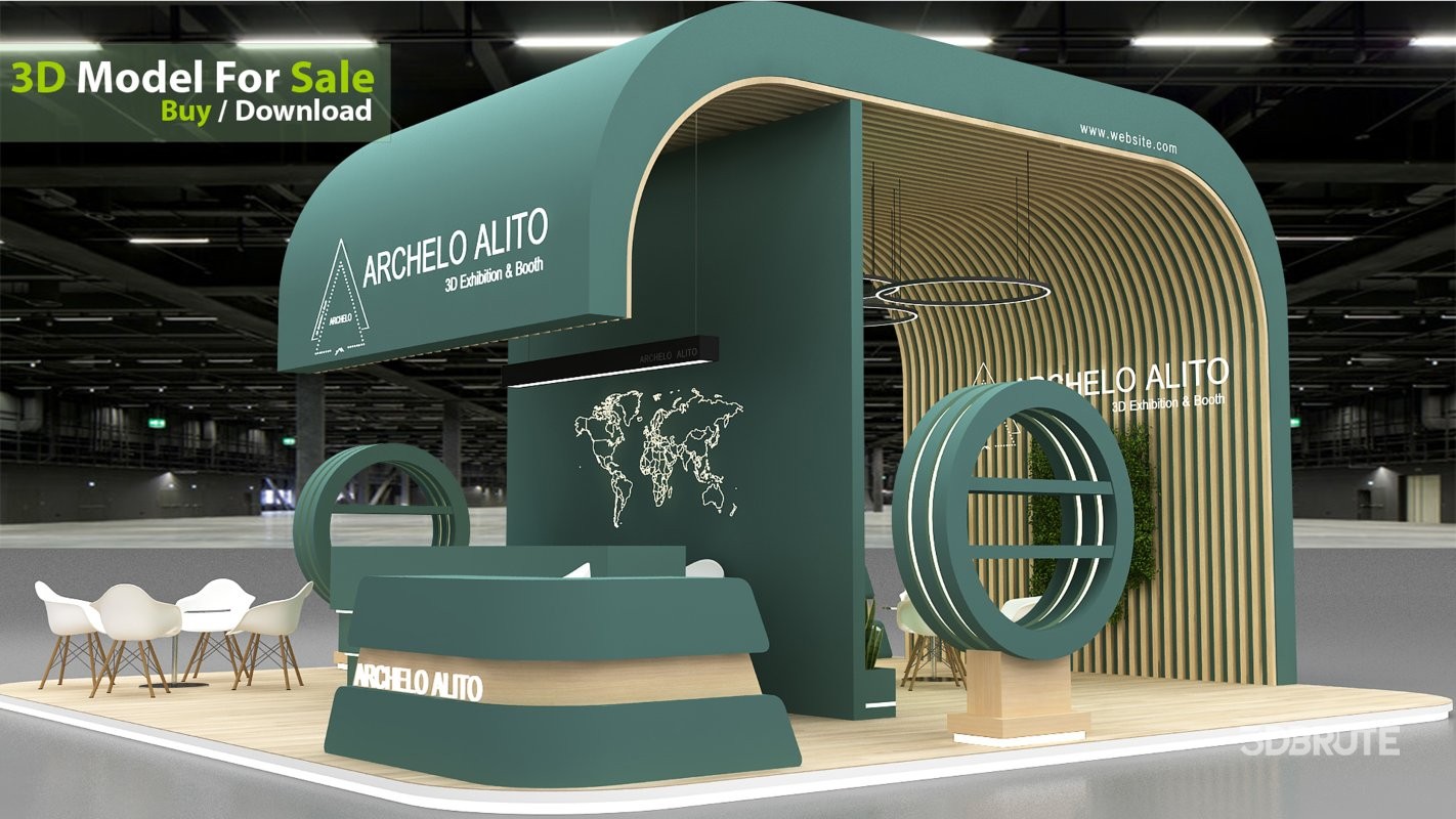 minimal booth exhibition Image 1