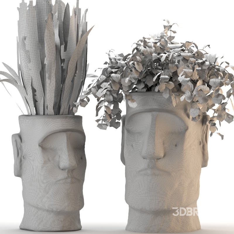 Easter Island Planter 02 Image 1