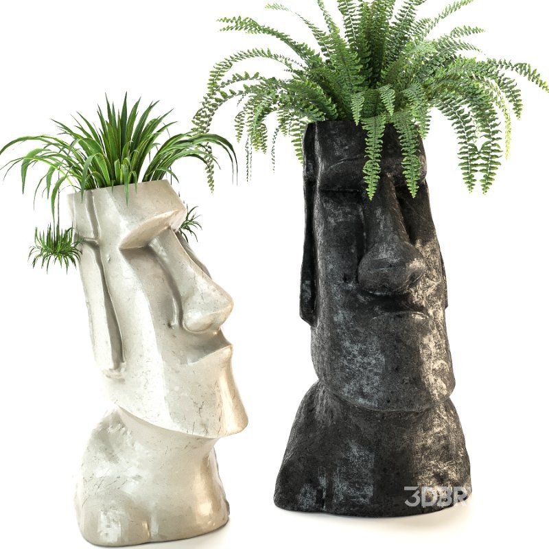 Easter Island Planter 03 Image 2