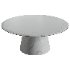 Round oak coffee table - Thumbnail 2