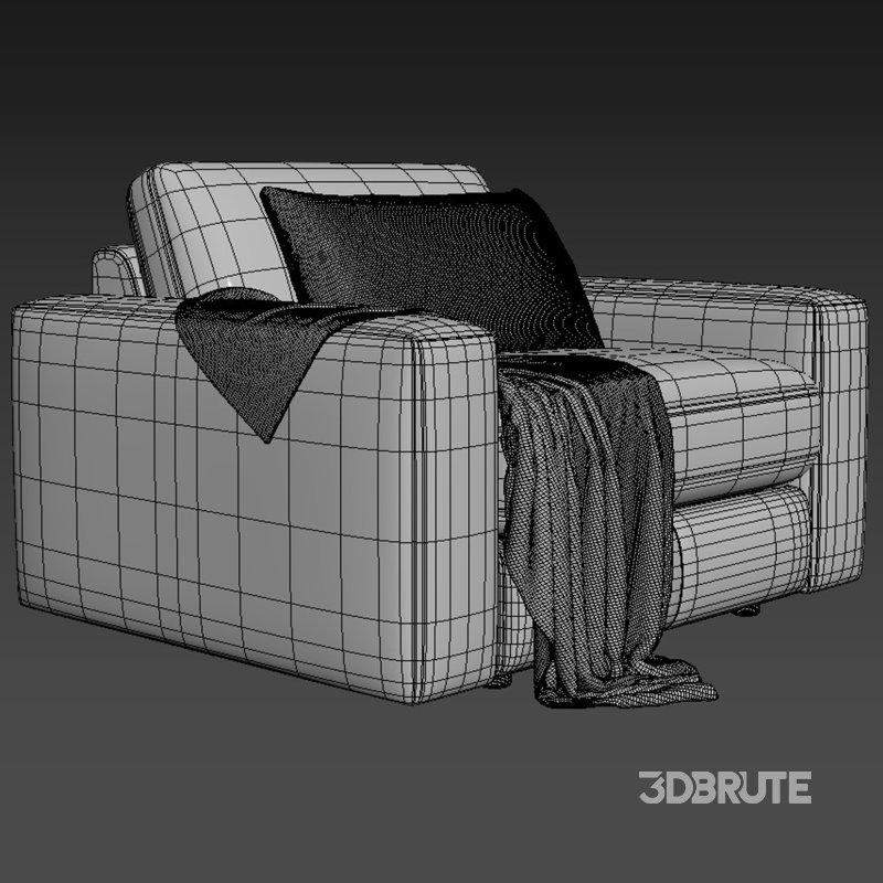 Kipton Wide Arm Nubuck Leather Sofa 140 By Arhaus Image 2