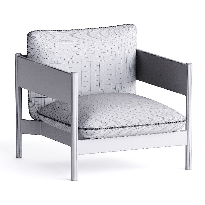 armchair red Image 1