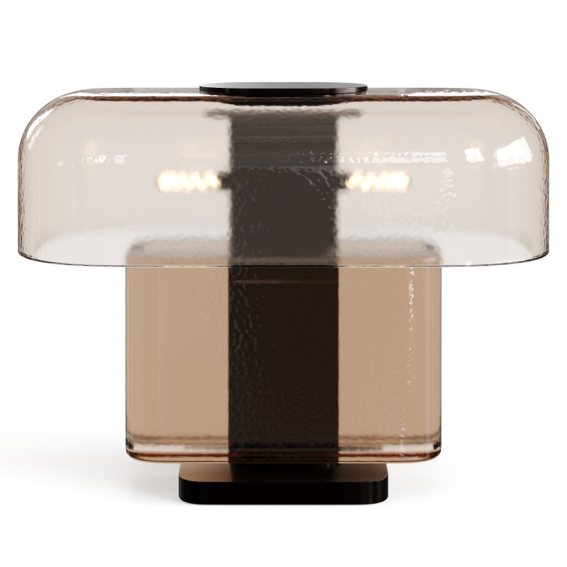 ESCA Glass Table Lamp by R HUGHES Image 3