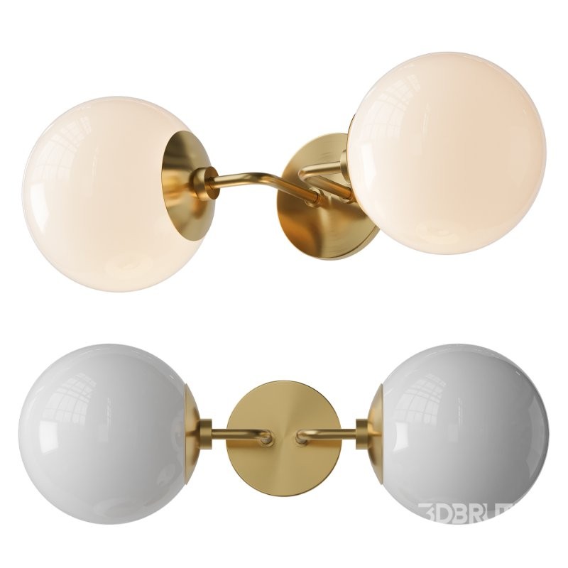 Minimalist Globe Sconce Image 1