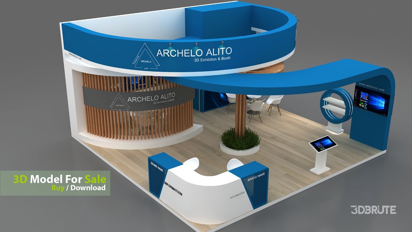 3d exhibition kiosk Image 3