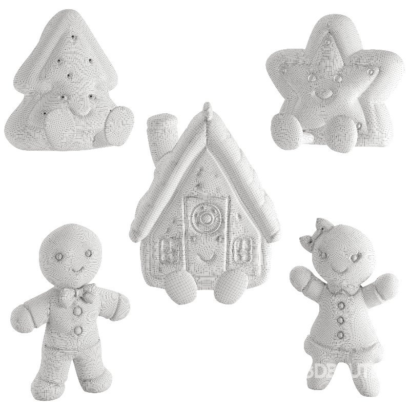 Plush Toys Set 12-Christmas Image 4
