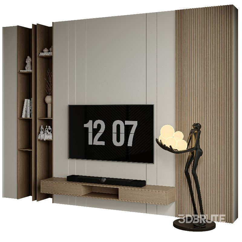 TV Wall-Set 06 Image 2