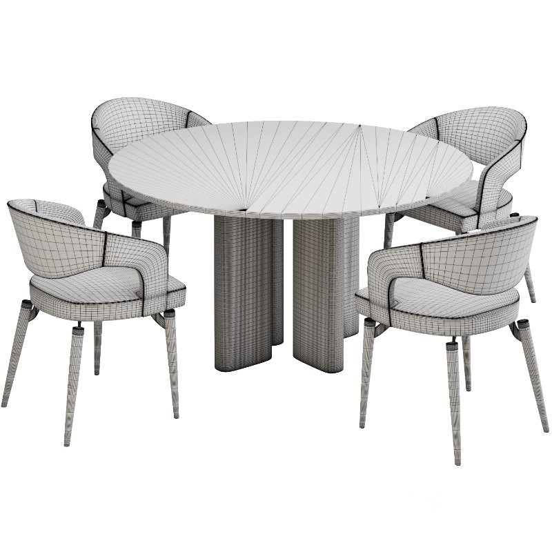 Dinning chair and table319 Image 4