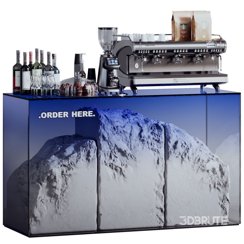 Coffee Shop Reception Restaurant Br Counter Image 3