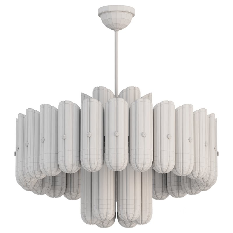 Roll Hill Lorna LED Linear Chandelier Image 4