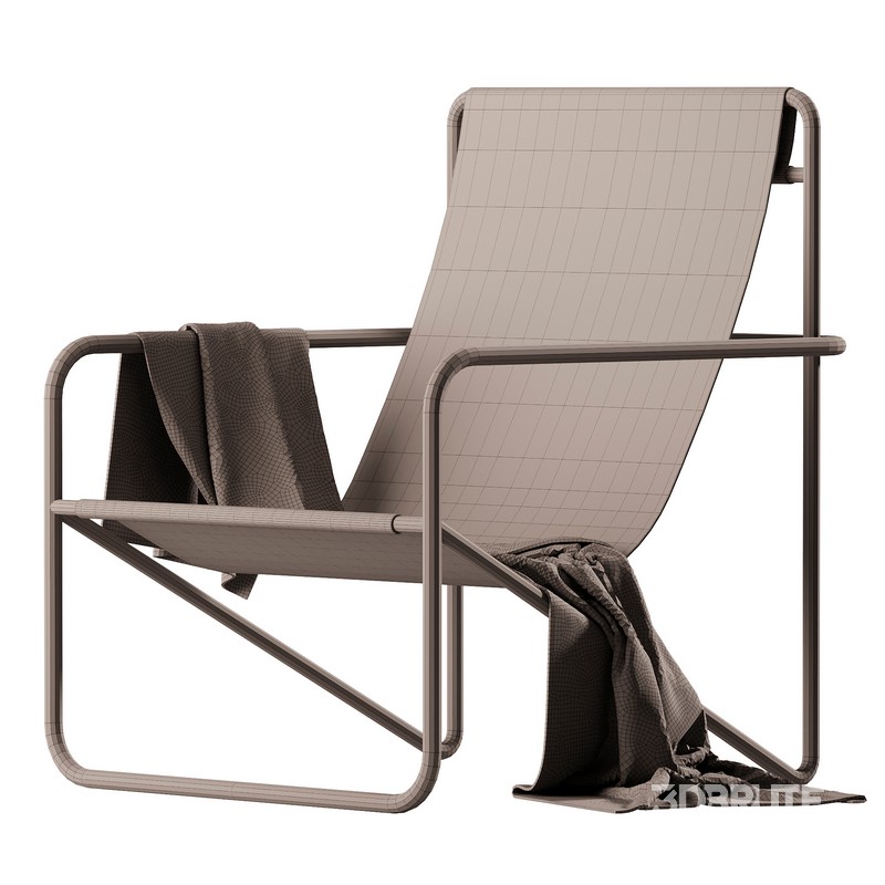 Ferm Living Desert Lounge Chair – Soil Image 3