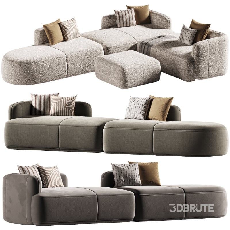 Luzaro Royalty Sectional Sofa 2 Image 1