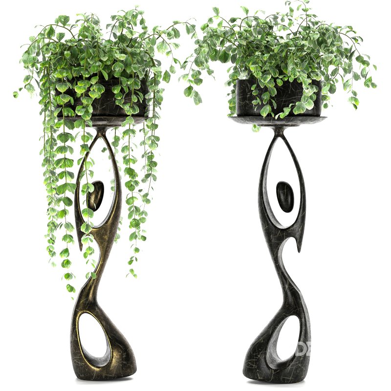 Metal Plant Set 09 Image 3