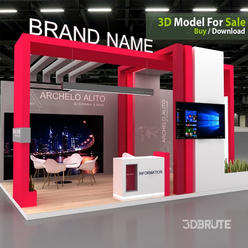 booth 3d design Image 2
