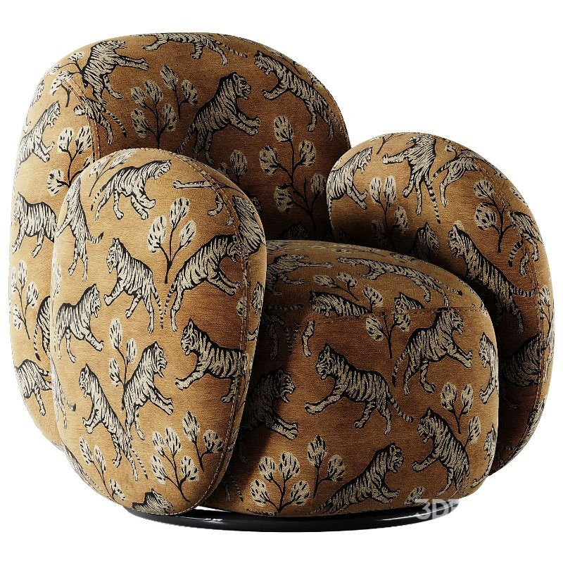 Swivel chair Teop Cozy Milk Image 1