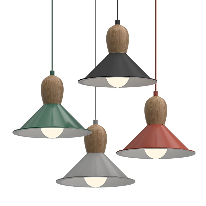 Minimalist Macaron Style Pendant Light Image 1