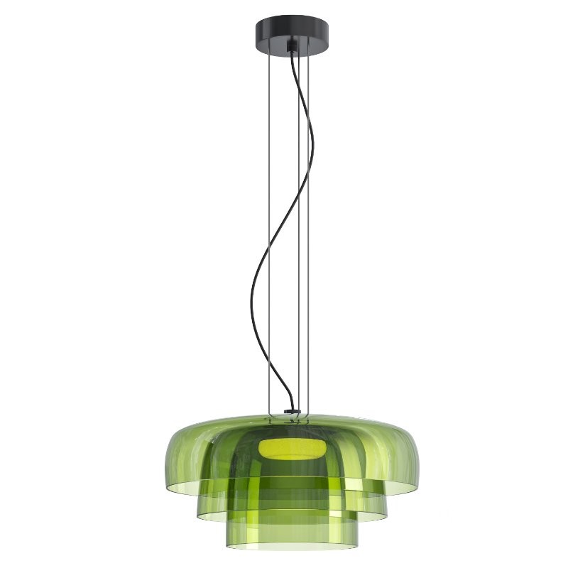 Medieval Nordic Creative Glass Pendant Hanging Lights Image 2