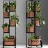 Metal and Wood Plant Stand 02 - Thumbnail 3