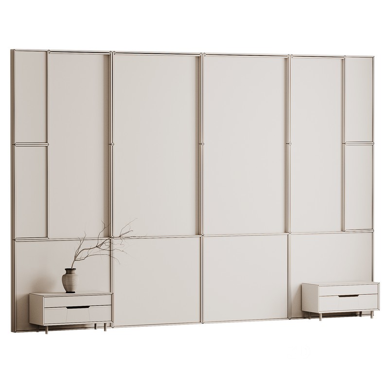 Headboard wood 3d wall panel 5 Image 4